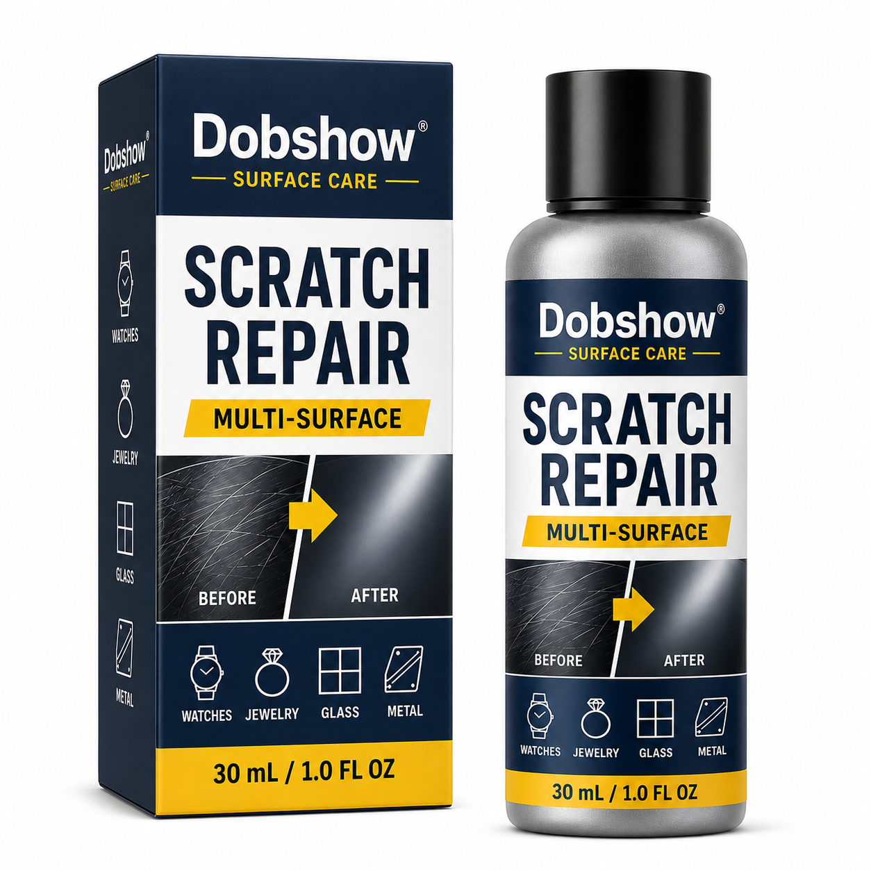 Dobshow® Multi-Surface Scratch Repair Polish – Restore Shine & Reduce the Look of Scratches