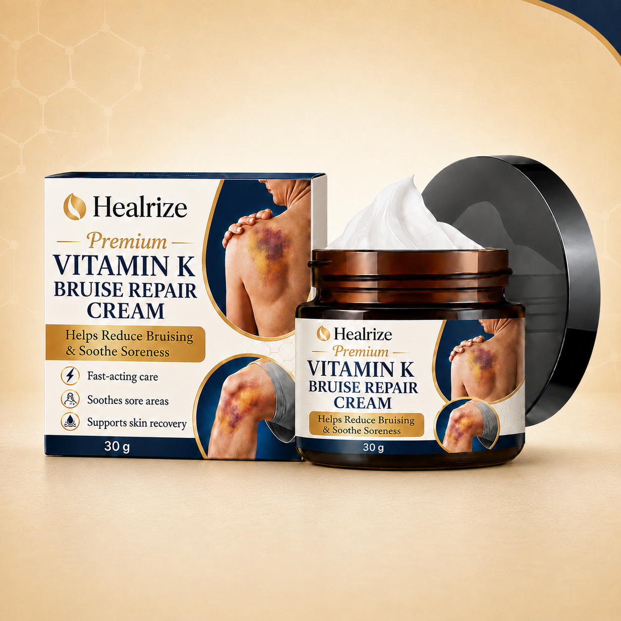 ๐๐๐๐ฅ๐ซ๐ข๐ณ๐ยฎ Premium Vitamin K Bruise Repair Cream