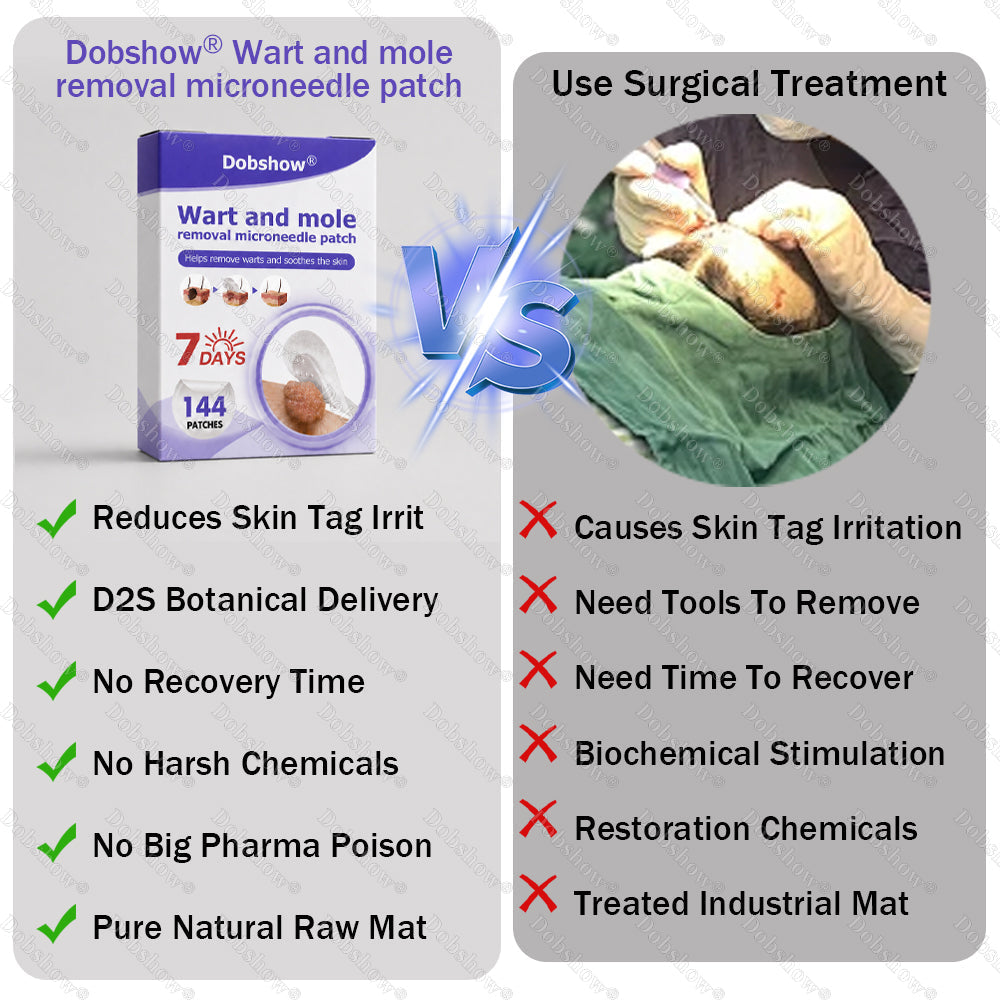 Dobshow® Wart and mole removal microneedle patch