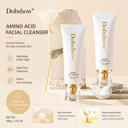 Dobshow®Amino Acid Face Wash - Gentle Foaming Cleanser for Oil Control & Hydration, 100g