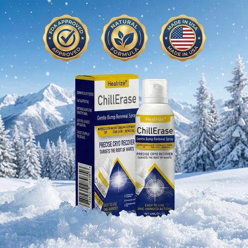 ❄️✅Healrize®ChillErase Gentle Bump Renewal Spray — Pain-Free, Acid-Free Gentle Wart Removal