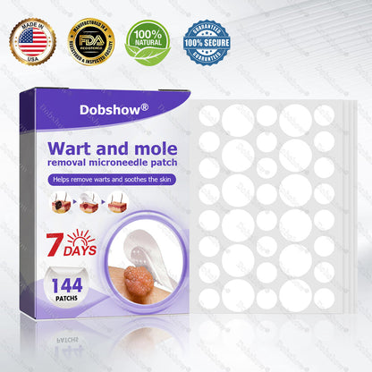 Dobshow® Wart and mole removal microneedle patch