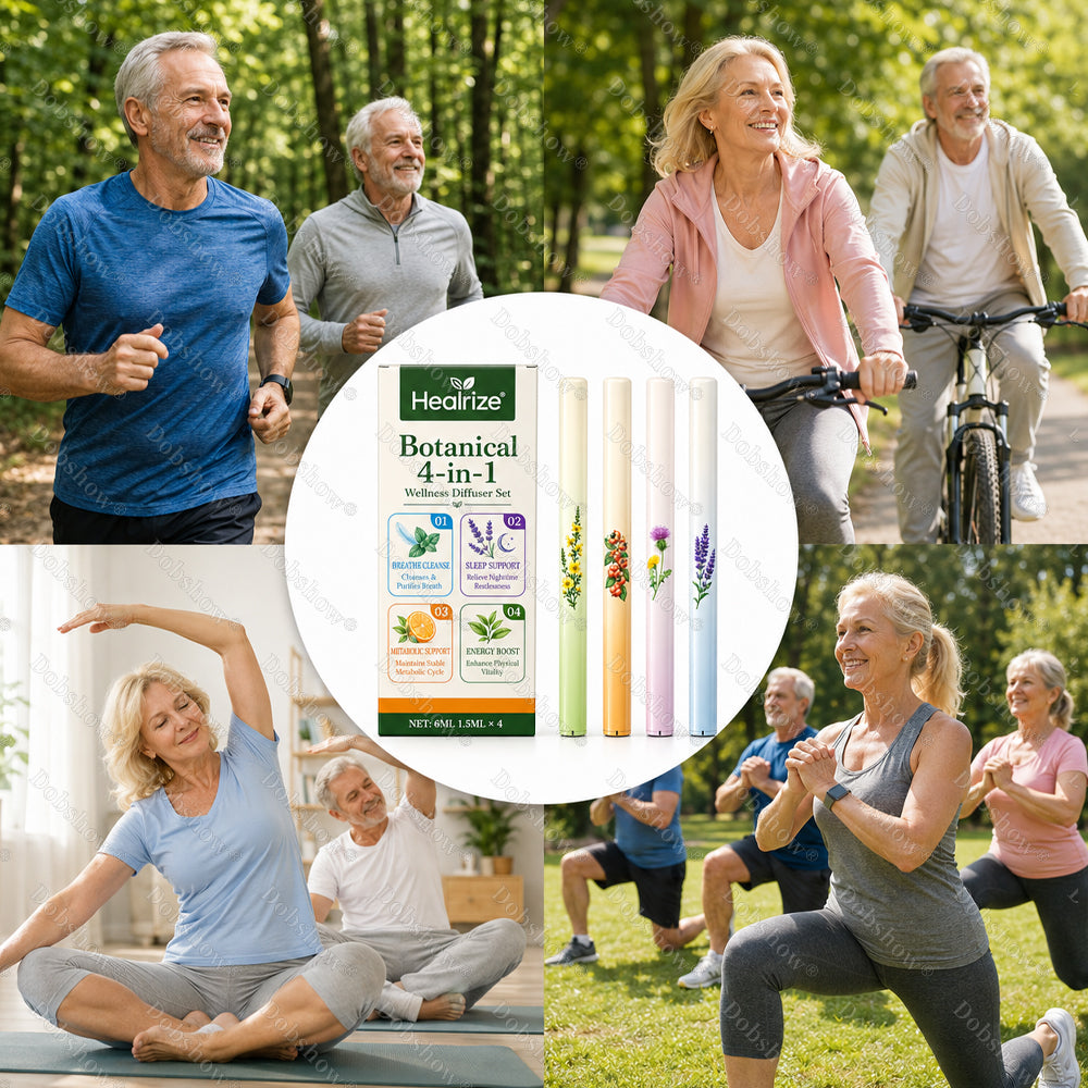 ✨Healrize® Botanical 4-in-1 Wellness Diffuser Set | 2-Min Instant Relief & 24/7 Care🗓️