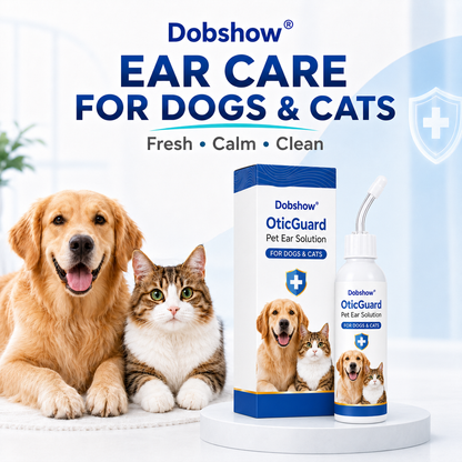 Dobshow® OticGuard Pet Ear Solution For Bacterial, Yeast & Ear Mite Care