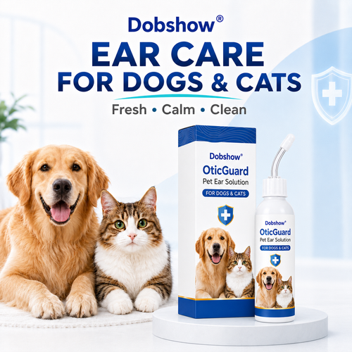 Dobshow® OticGuard Pet Ear Solution For Bacterial, Yeast & Ear Mite Care