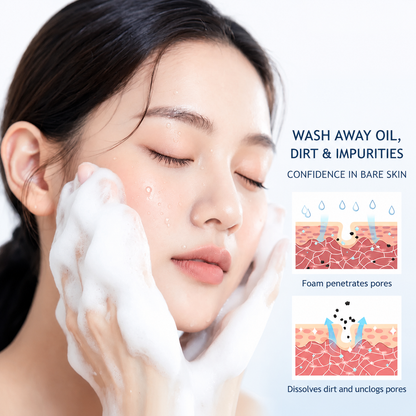Dobshow® Amino Acid Face Wash – Gentle Cleanser for Oily Skin, Non-Stripping