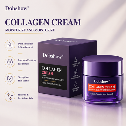 Dobshow®Collagen Firming Cream – Hydrating Face Moisturizer for Smooth Skin