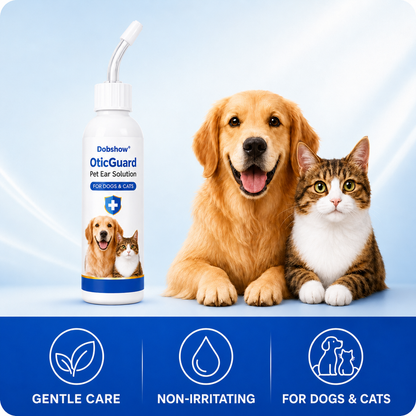 Dobshow® OticGuard Pet Ear Solution For Bacterial, Yeast & Ear Mite Care