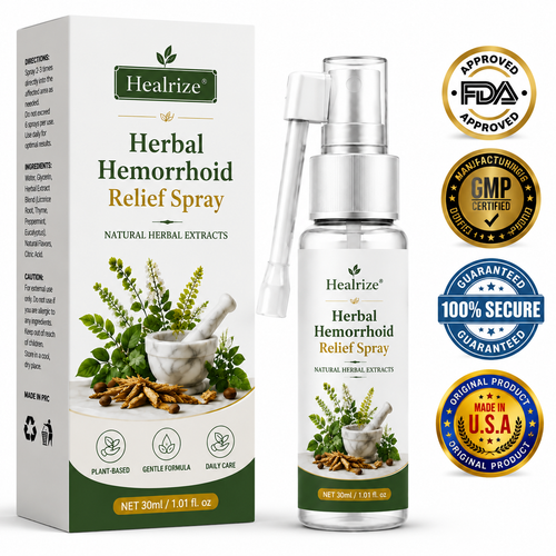 🔥Healrize® Herbal  Hemorrhoid Relief Spray 🌿 (Stops Itching Fast & Supports Internal/External Comfort)